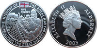 Alderney 5 Pfund Geschichte der Royal Navy - Alfred der Große (849-899) -