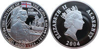 Alderney 5 Pfund Geschichte der Royal Navy - Samuel Hood (1724-1816) -
