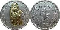 Andorra 50 Diners 1. Jahrestag des Volksentscheides für die neue Verfassung - 5 Oz Ag. + 3,6 g Au. -