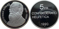 Schweiz 5 Franken Gottfried Keller -