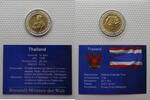 Thailand 10 Baht Bimetall-Münzen der Welt - in Noppenfolie verschweißt -
