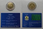 Libyen 1/2 Dinar Bimetall-Münzen der Welt - in Noppenfolie verschweißt -