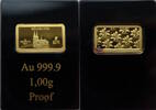 Deutschland Minibarren Deutsche Wahrzeichen in Gold - Kölner Dom -