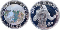 Palau 5 Dollar Unsere Welt - Unsere Zukunft - Jahr 2000 - coloriert -