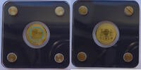 Tschad 3000 Francs Subpolare Zone mit Ring in Türkis - 1/500 Oz Gold -