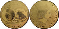 Salomon Inseln 10 Dollar Die Wertvollsten Goldmünzen der Welt - Indianer - 1/100 Oz Gold -