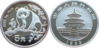 China 5 Yuan Panda - 1/2 Oz Silber -