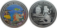 Palau 20 Dollar Marine Life Protection - 5 Oz Silber - Farbmünze -