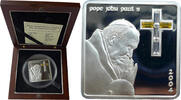 Marianen Inseln 5 Dollars Papst Johannes Paul II. - mit Swarovski Kristallen veredelt -