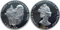 Bahamas 1 Dollar Third Millennium Year 2000 - 1 Oz Silber -