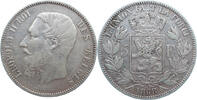 Belgien K&ouml;nigreich 5 Francs 1868 Leopold II. (1865-1909) ss 60,00 EUR  + 15,50 EUR frais d'envoi