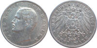 Deutsches Kaiserreich - Bayern 3 Mark 1909 D K&ouml;nig Otto (1886-1913) ss 32,00 EUR  + 15,50 EUR frais d'envoi
