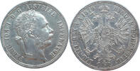 &Ouml;sterreich 1 Florin 1879 Franz Joseph I. ss, kl. Randfehler 35,00 EUR  + 15,50 EUR frais d'envoi