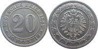 Deutsches Reich 20 Pfennig 1888 A st 45,00 EUR  + 15,50 EUR frais d'envoi