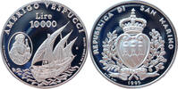 San Marino 10.000 Lire 1995 Amerigo Verspucci PP, sehr kl. Milchflecken 75,00 EUR  + 15,50 EUR frais d'envoi