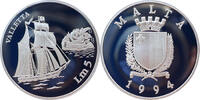 Malta 5 Liri 1994 Segelschiff Valetta und Festung PP, Rand minimal verf&auml;... 100,00 EUR  + 16,00 EUR frais d'envoi