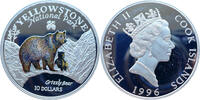 Cook Inseln 10 Dollars 1996 Yelowstone National Park - Grizzy B&auml;r - Farb... 89,00 EUR  + 15,50 EUR frais d'envoi