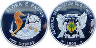 St. Thomas und Prinzeninsel 1000 Dobras 1995 Flora und Fauna - Seepferdc... 75,00 EUR  + 15,50 EUR frais d'envoi