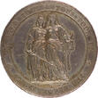 SCHWEIZ 1864 Silber-Medaille Genf Randfehler, TTB