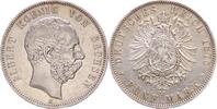 SACHSEN 5 Mark Albert 1873-1902 1875 -