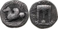 GRIECHEN. ITALIEN Triobol 5 Jh. v. Chr. -