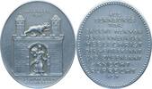 BERNBURG (ANHALT) Ovale Zink-Medaille -