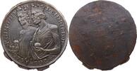 BAMBERG Einseitiges Eisen-Gussmodell der Vorderseite der Bronze-Medaille Johann Jacobus von Hauck 1912-1943 o. J. (1939) -