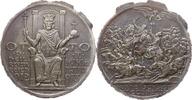 AUGSBURG Zwei einseitige Eisen-Gussmodelle für Vorder- und Rückseite der Bronze-Medaille o. J. (1939) -