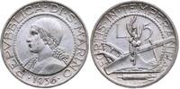 SAN MARINO 5 Lire Republik, seit 1300 1936 -