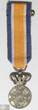 Koninkrijk der Nederlanden Onderscheiding z.j. Miniatuur Eremedaille Orde van Oranje Nassau - Brons SUP