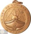 France Historical Medal n.d. Masonic - Free Masons: La Nef de Lumière No. 249 5980 SUP