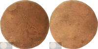 Historical Medal n.d. (late 18th century) Europe Engraved uniface medal with a nautical scene. XF