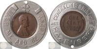 United States of America Historical Medal Encased Penny - Good Luck Penny - Centraline Shirts Hazenberg -