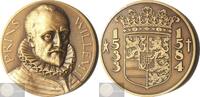Koninkrijk der Nederlanden Historiepenning Prins Willem van Oranje-Nassau (1533-1584) door J.C. Wienecke. -