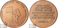 United States of America Historical Medal First landing on the Moon - 20 July - Apollo 11 - Edwin Aldrin, Neil Armstrong -