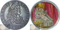 Germany / Austria Schraubtaler / Schraubthaler Beautiful and unique Schraubtaler depicting a noble young pair -