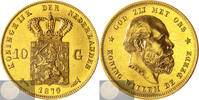 Nederland 10 gulden jaartalwijziging Willem III (2) -