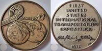 United States of America Historical Medal First U.S. International Transportation Exposition Transpo '72 -