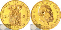 Nederland 10 gulden jaartalwijziging Willem III (1) -