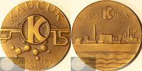 Czech Republik Historical Medal Industrial Waste Incineration Plant Kaučuk Kralupy -