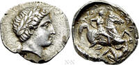Griechen Tetradrachme KINGS OF PAEONIA. Patraos (Circa 335-315 BC). Tetradrachm. Astibos or Damastion -