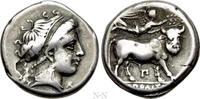 Griechen Nomos CAMPANIA. Neapolis. Nomos - Didrachm (Circa 300-275 BC). -