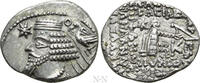 Griechen Drachme KINGS OF PARTHIA. Phraates IV (Circa 38-2 BC). Drachm. Kangavar. -