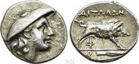Griechen Triobol AITOLIA. Aitolian League. Triobol (Circa 205-150 BC). -