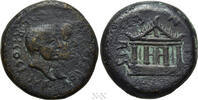 Römische Provinzen Bronze SARDINIA. Caralis. Ae (Circa 40 BC). Aristo-, Mutumbal and Ricoce, suffetes. -