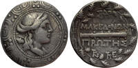 Griechen Tetradrachme MACEDON UNDER ROMAN PROTECTORATE. First Meris (Circa 167-148 BC). -