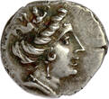 ANCIENT GREECE AR Tetrobol c. 196-146 B.C. Euboea - Histiaea SUP-