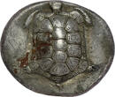 ANCIENT GREECE AR Stater c. 350-338 B.C. Islands off Attica - Aegina - Late Classical period - with provenance TTB+