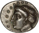 ANCIENT GREECE AR Drachm c. 350/30-300 BC Paphlagonia - Sinope SUP