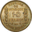 BELGIUM 10 Francs - Deux Belgas ESSAI / PATTERN 1930 FR Albert I SUP-